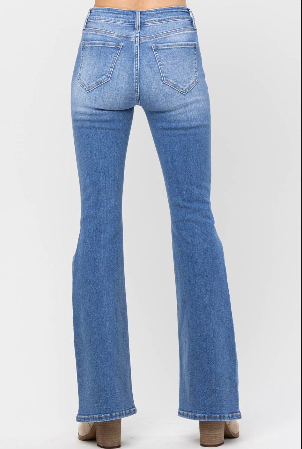 JJ Mid Rise Distressed Jeans
