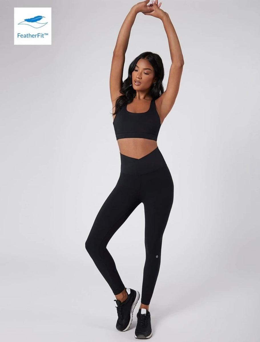 GLOWMODE 28 FeatherFit™ Rev It Up Ruched Pocket Leggings Extra