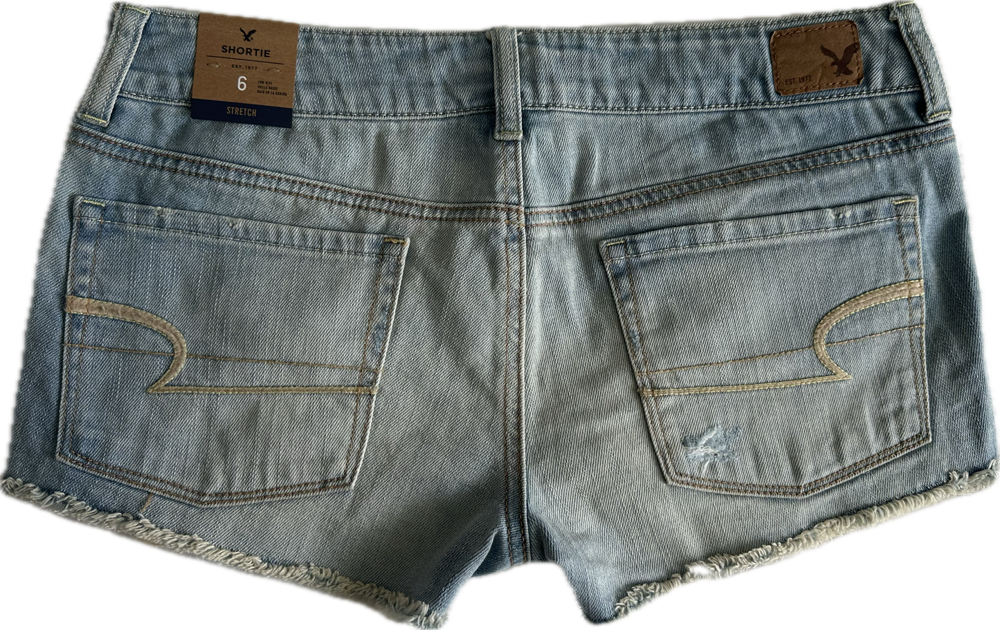 NWT Women’s Distressed Lace Short Shorts