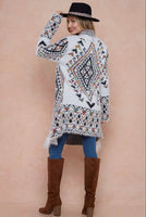 Aztec Rainbow Sweater Cardigan