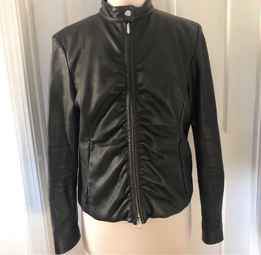 Genuine Leather Moto Jacket